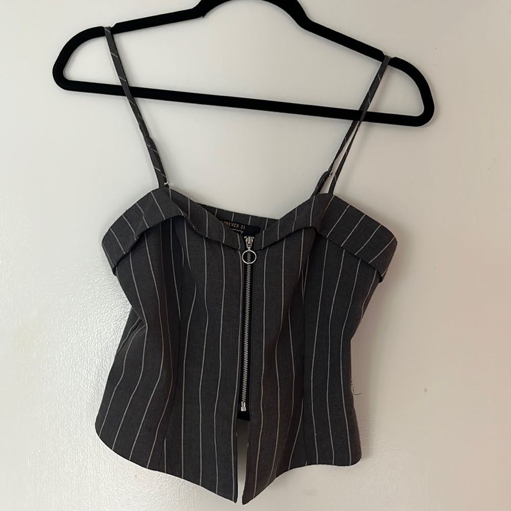 Zip up corset